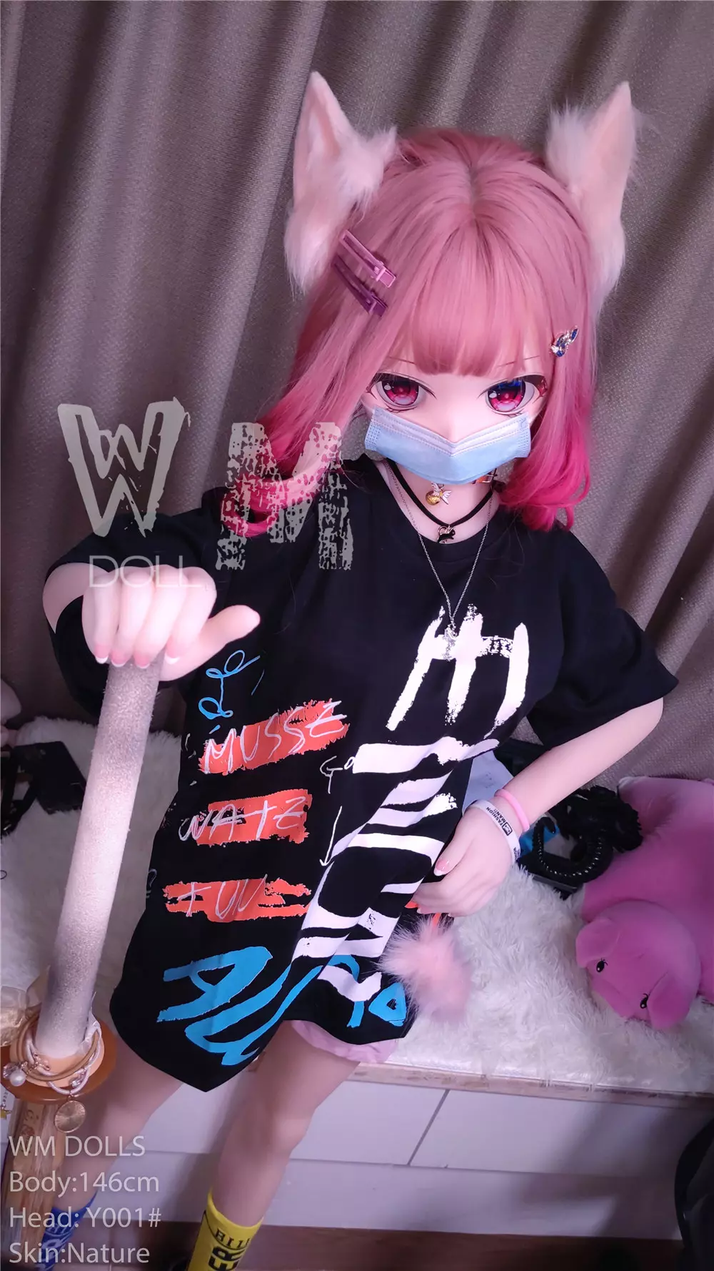 WM S-TPE 146cm Anime Sex Doll with PVC head#Y001